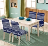 Elastic Chair Cover Stretch Removable Washable Short Dining Chair Cover Protector Seat Slipcover - Polyster, Elastic/ Stretchable, Multipack of1